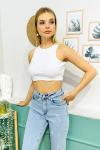 145807 Halter Yaka Crop Atlet